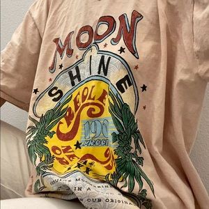 Urban outfitters moonshine graphic tee